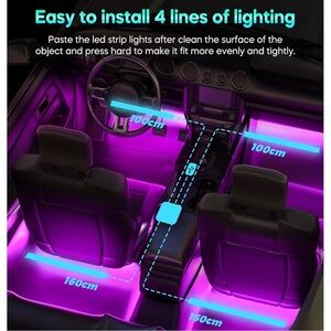 Car Interior LED Strip Lights